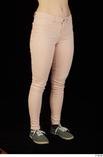 Vanessa Shelby leg lower body pink jeans 0002.jpg